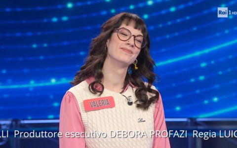 Valeria da Pavia a “L’Eredità”: eliminata durante la sfida con Gabriella