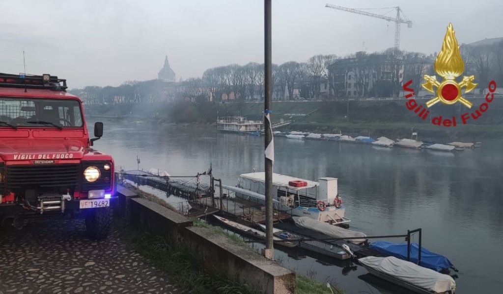 Scatta l’allarme al Ponte Coperto per un uomo disperso nel fiume Ticino