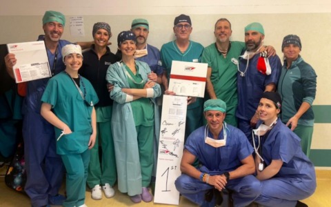 Al San Matteo primo intervento in Italia con nuova endoprotesi per gli aneurismi toraco-addominali