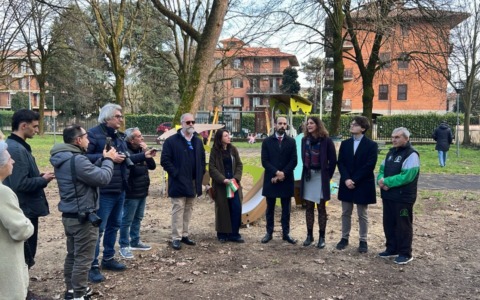 Un nuovo cuore verde a Pavia: inaugurato il Parco di via Nepote con palestra all’aperto per bambini