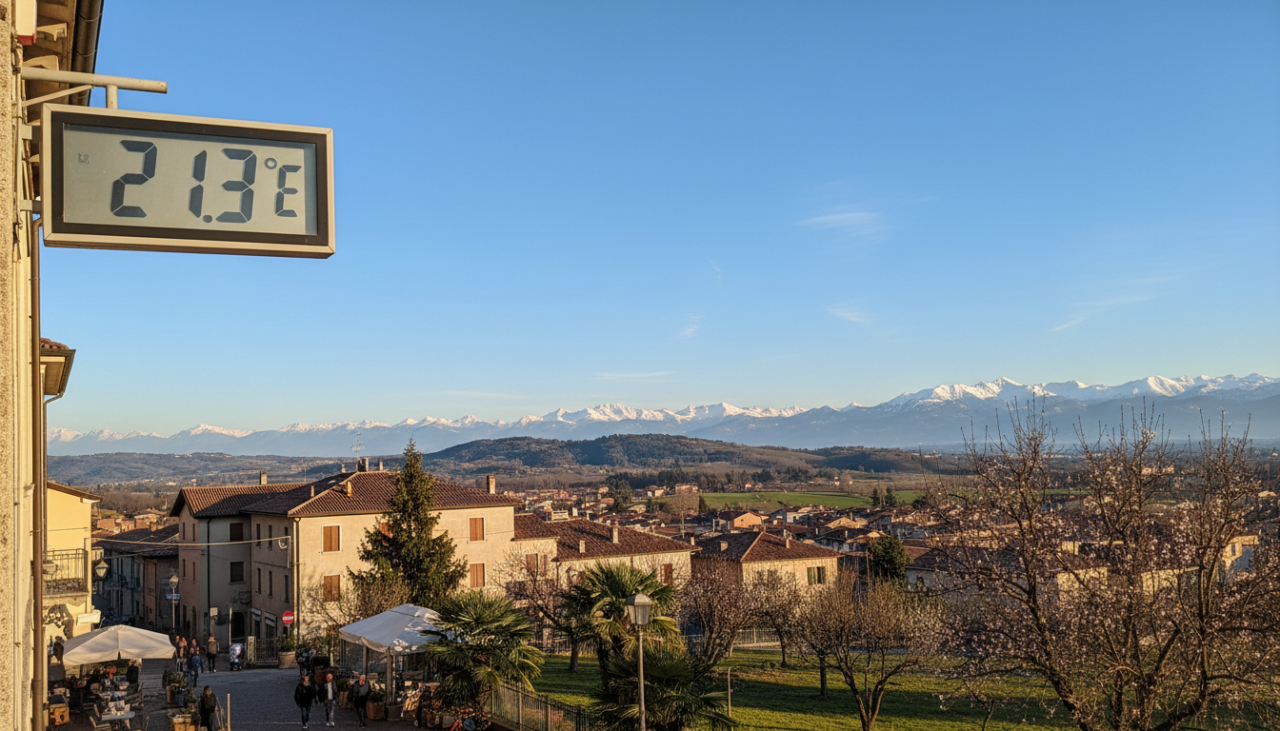 Inverno 2025/2026 in Lombardia: terzo più caldo degli ultimi 35 anni con temperature record anche nel Pavese