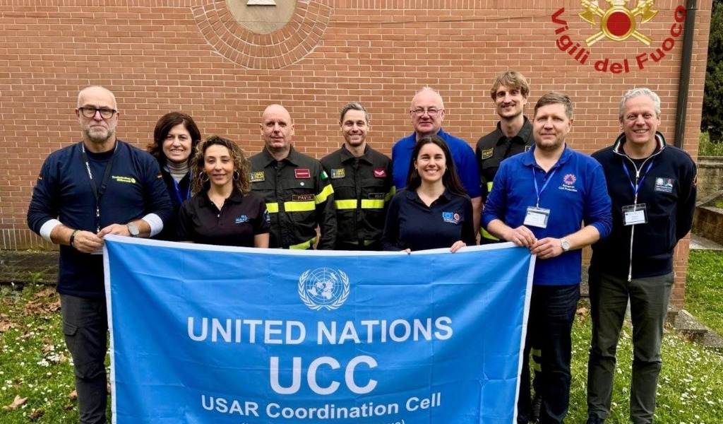 I Vigili del Fuoco di Pavia protagonisti nel corso internazionale di Coordinamento USAR a Volterra