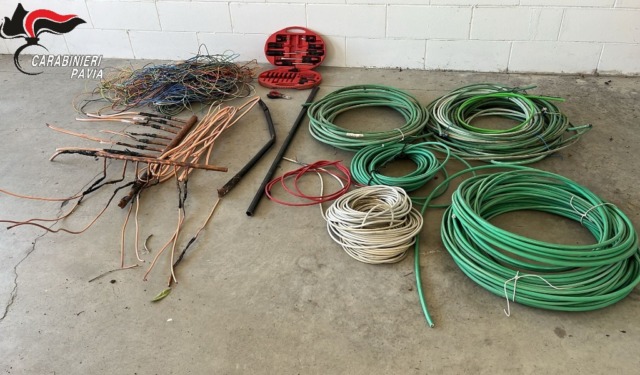 Sorpresi a Pasquetta a rubare rame: due ladri trovati con circa 100 chili di “oro rosso”