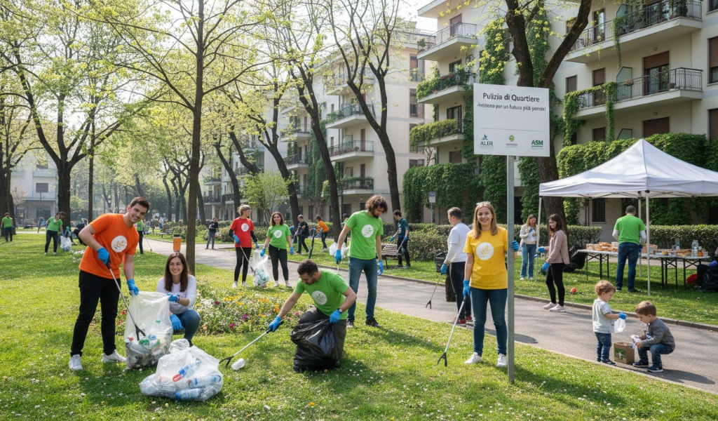La rivoluzione parte dai residenti: una giornata per pulire il quartiere Rione Scala di Pavia