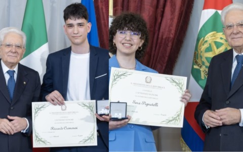 Alfieri della Repubblica: Mattarella premia il coraggio e la determinazione di due giovani pavesi