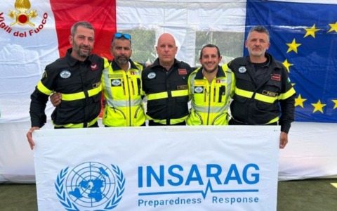 Vigili del fuoco, riconoscimento ONU alle squadre USAR italiane: anche Pavia protagonista a Pisa
