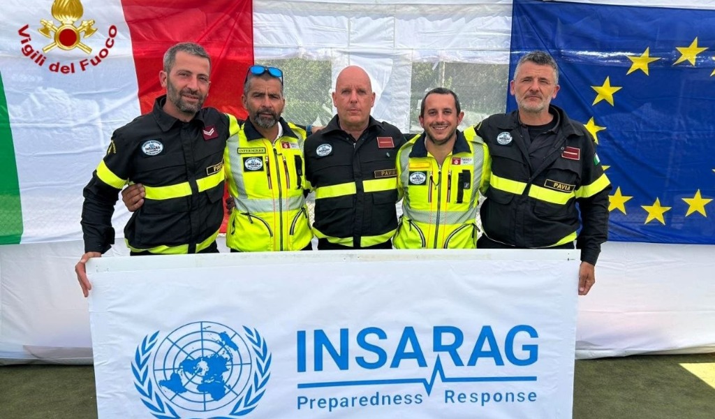 Vigili del fuoco, riconoscimento ONU alle squadre USAR italiane: anche Pavia protagonista a Pisa