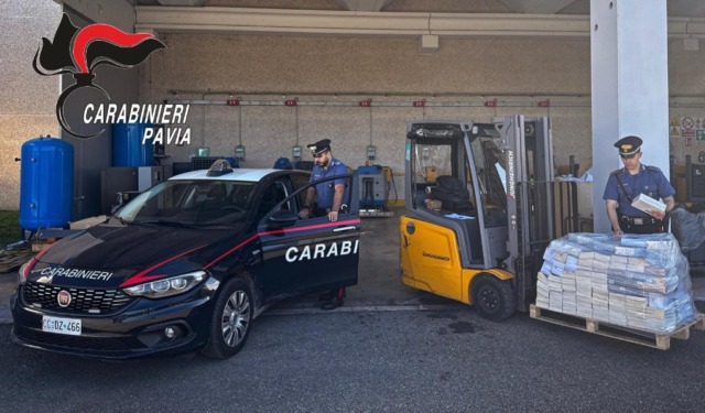 Colpo al polo Mondadori: il muletto aziendale usato per rubare i libri, quattro dipendenti in manette