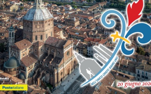 Poste Italiane celebra la visita di Papa Leone XIV a Pavia con un annullo speciale