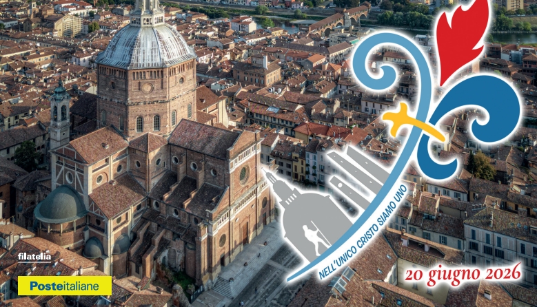 Poste Italiane celebra la visita di Papa Leone XIV a Pavia con un annullo speciale