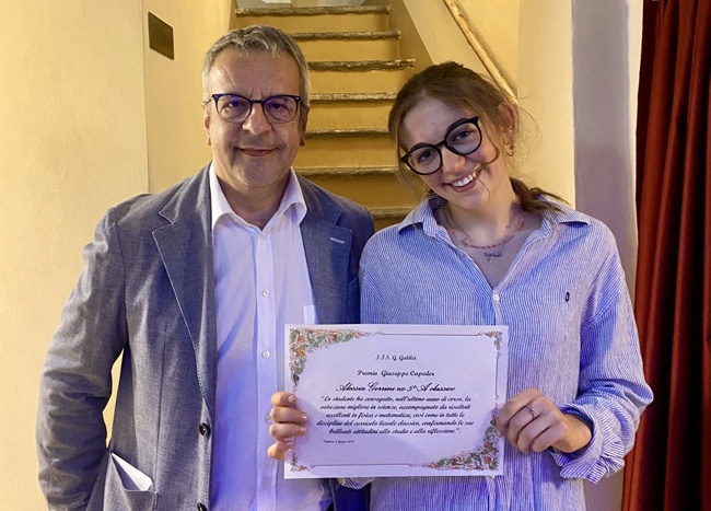 Premio di studio del Fondo Capeder a Voghera: la Fondazione Comunitaria pavese incorona una studentessa del liceo Galilei