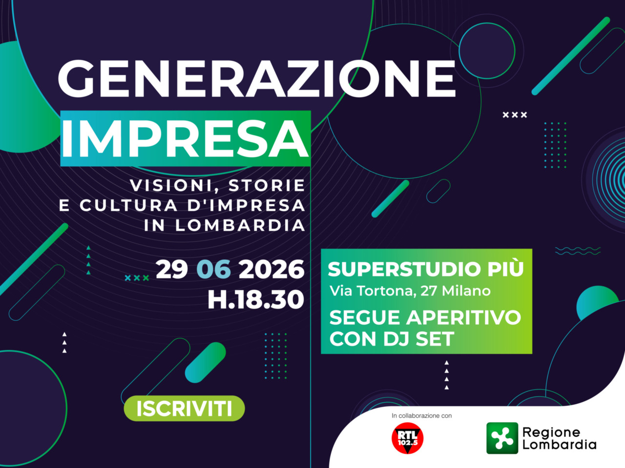 Generazione Impresa: a Milano l’iniziativa per il nuovo tessuto economico lombardo