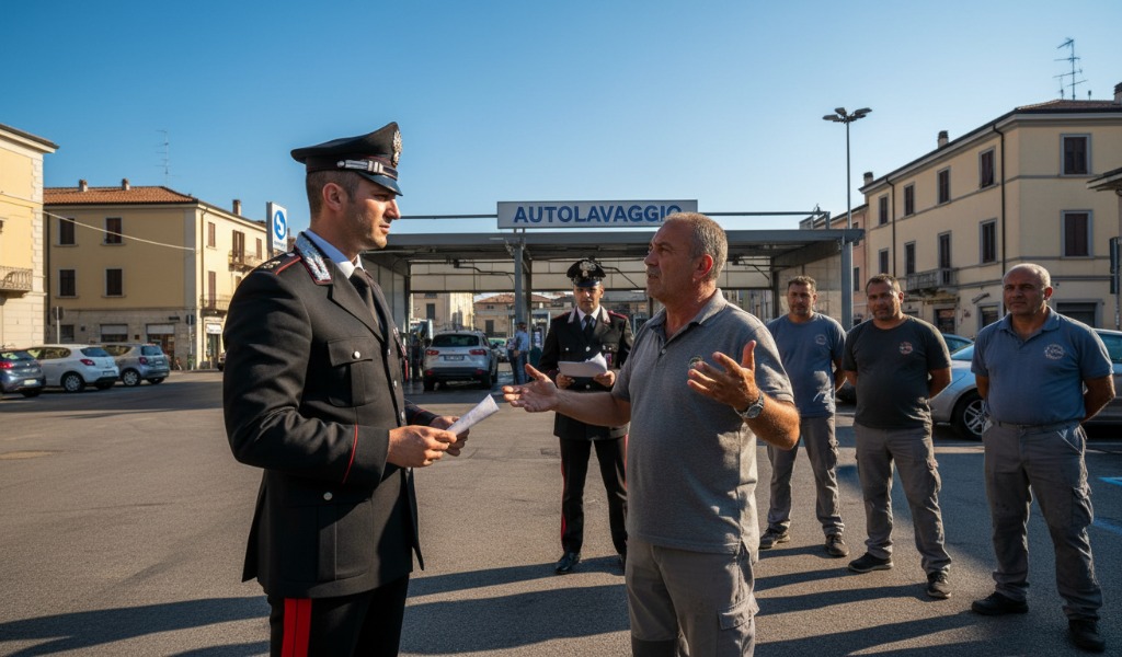 Blitz dei Carabinieri in un autolavaggio: tre lavoratori in nero e clandestini, attività chiusa