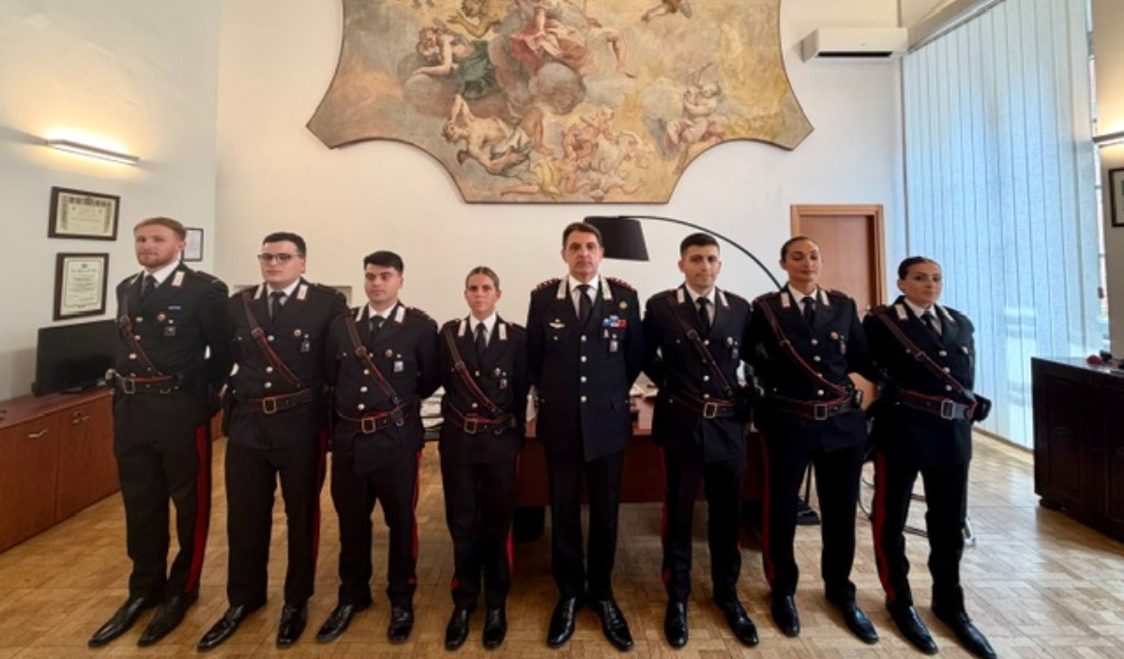 Nuovi rinforzi per la sicurezza locale: 10 neo Marescialli nelle Stazioni Carabinieri della provincia