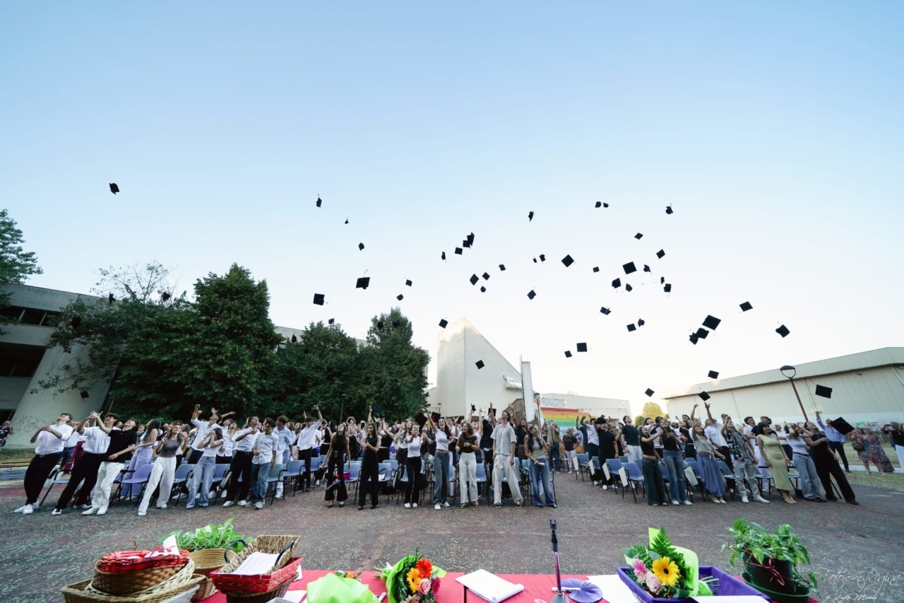 Alberto Biscaldi ospite alla cerimonia dei diplomi del liceo Omodeo di Mortara