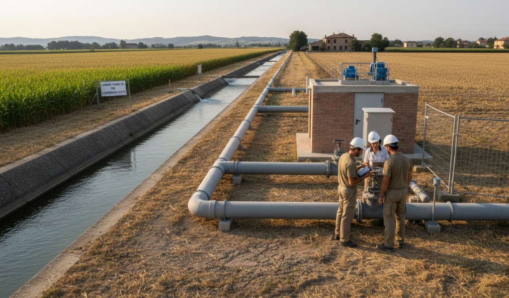 Fondi MIT contro la siccità nel Pavese: in arrivo 26 milioni di euro per infrastrutture e reti idriche