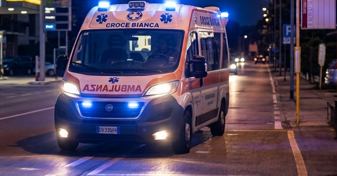 Interventi 118 a Pavia tra mercoledì 5 e giovedì 6 agosto 2026: accoltellamento e grave caduta