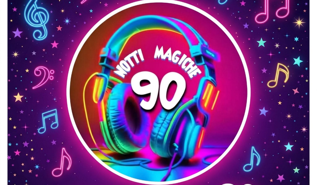 Il 5 settembre torna “R-Estate a Cura”: gran finale con Notti Magiche 90