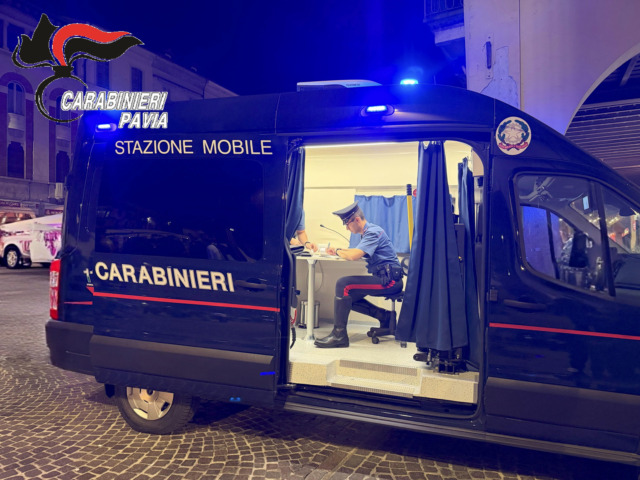 Carabinieri Pavia stazione mobile