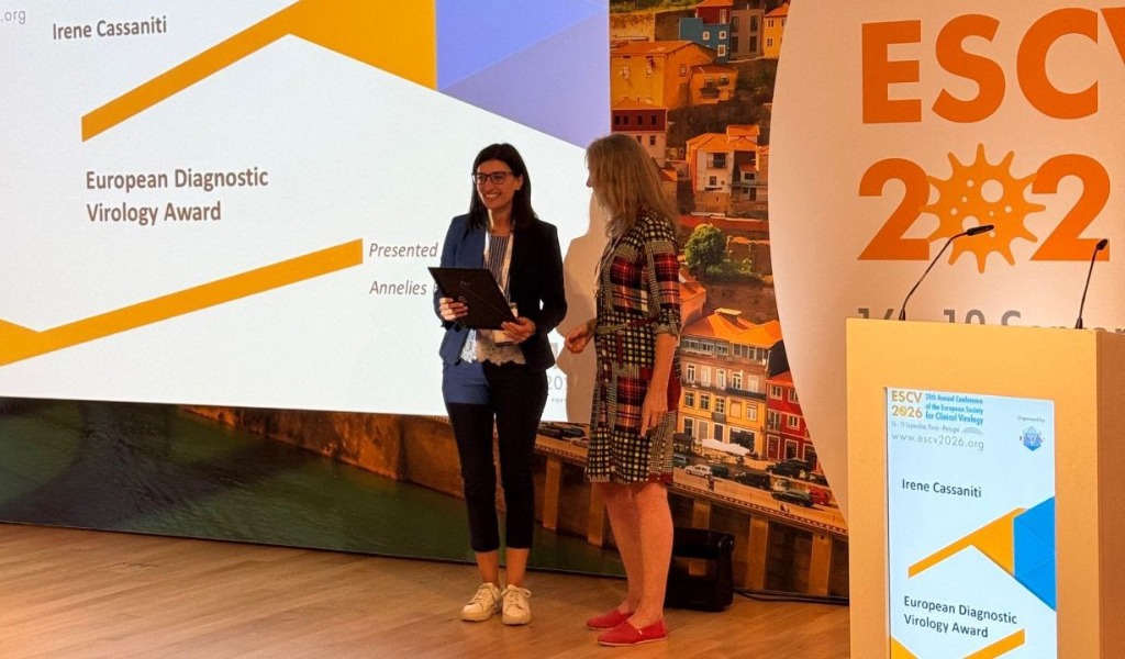 Policlinico San Matteo di Pavia, premio europeo alla virologa Irene Cassaniti