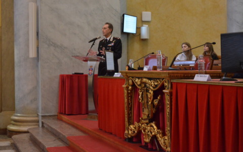 Carabinieri, il generale Riccardo Galletta tiene una Lectio Magistralis all’Università di Pavia